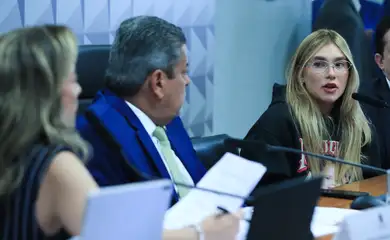 Brasília (DF), 13/05/2025  - Reunião da CPI do Senado que investiga irregularidades no setor de apostas on-line (CPI das Bets) para ouvir a apresentadora, influenciadora e empresária Virginia Pimenta da Fonseca Serrão Costa. Foto: Lula Marques/Agência Brasil