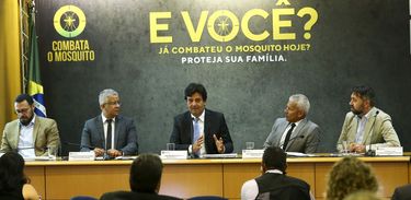Lançamento da campanha pelo ministro da Saúde, Luiz Henrique Mandetta