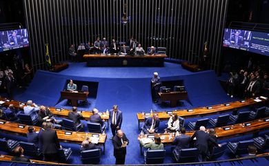 Brasília – DF- 29/04/2026 – Sessão do Senado Federal que votou contra a indicação do advogado-geral da União, Jorge Rodrigo Araújo Messias, para o cargo de ministro do Supremo Tribunal Federal (STF). Foto: Lula Marques/ Agência Brasil.