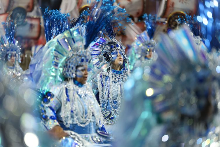 Rio de Janeiro (RJ), 02/03/2025 – Unidos de Padre Miguel abre os desfiles de carnaval do grupo Especial na Marquês de Sapucaí, na região central do Rio de Janeiro. Foto: Tomaz Silva/Agência Brasil