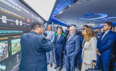 Xangai, China, 13.04.2023 - Presidente da República, Luiz Inácio Lula da Silva, durante visita ao Centro de Pesquisa e Desenvolvimento da Huawei.  Xangai - China.  Foto: Ricardo Stuckert/PR
