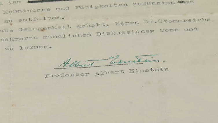 Carta do cientista Albert Einstein faz parte do acervo da USP