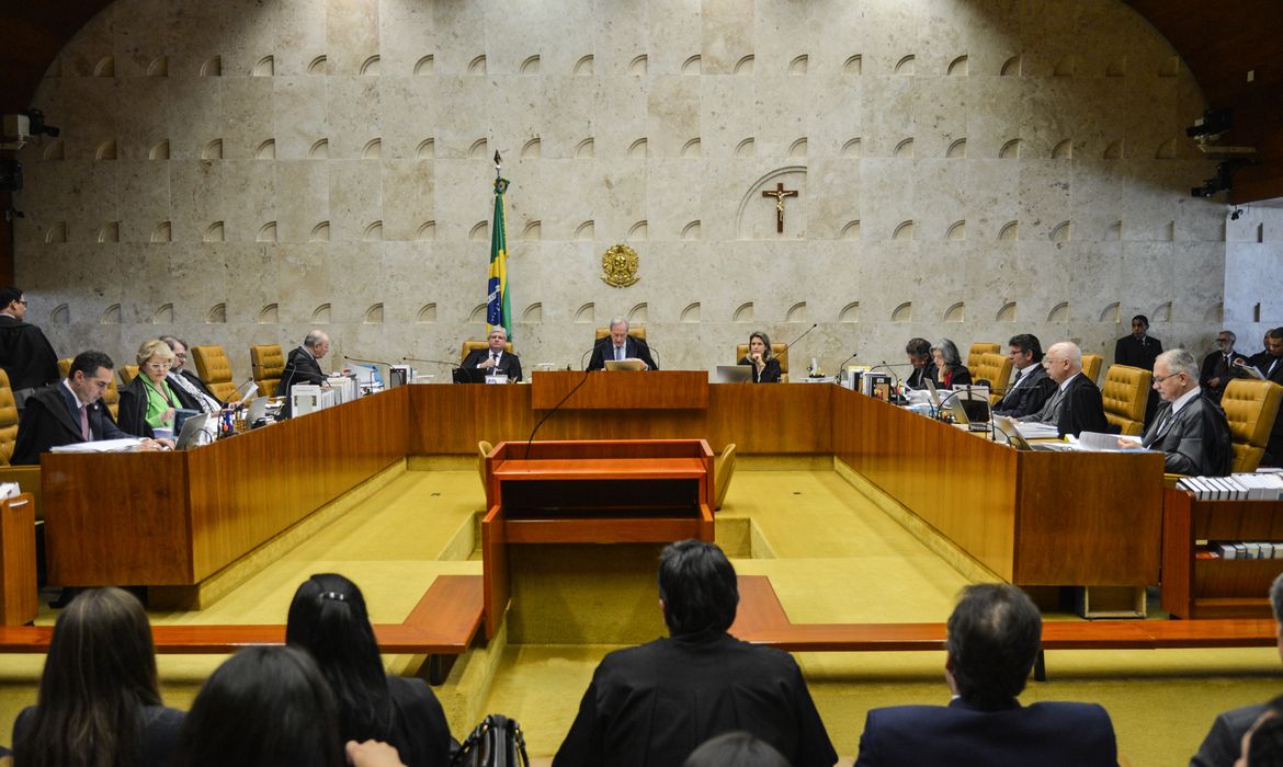 Brasília - Plenário do Supremo Tribunal Federal analisa sete ações de inconstitucionalidade (Antonio Cruz/Agência Brasil)