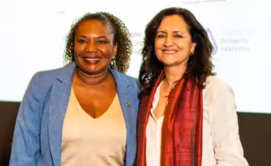 São Paulo (SP), 20/02/2025 - Ministra da Cultura Margareth Menezes e a ministra da Cultura de Portugal Dalila Rodrigues participam do II Diálogos Culturais Luso-Brasileiros. Foto: Luciele Oliveira/MinC