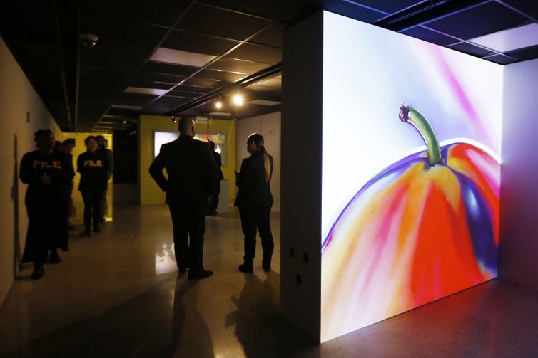 Paulo Pinto/Ag?ência Brasil São Paulo 04/07/2023 FILE 2023 Festival Internacional de Linguagem Eletrônica,