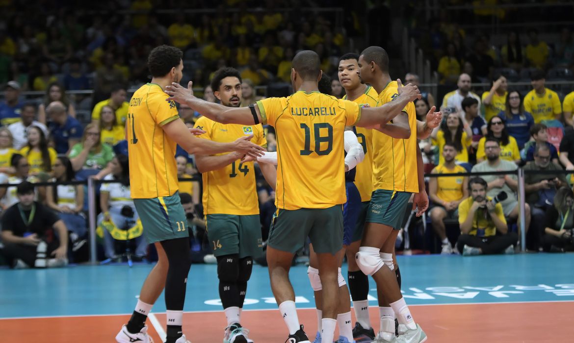 CBV/Divulgação Brasil x Venezuela - Campeonato Sul-Americano por Banco do Brasil. Foto: CBV/Divulgação