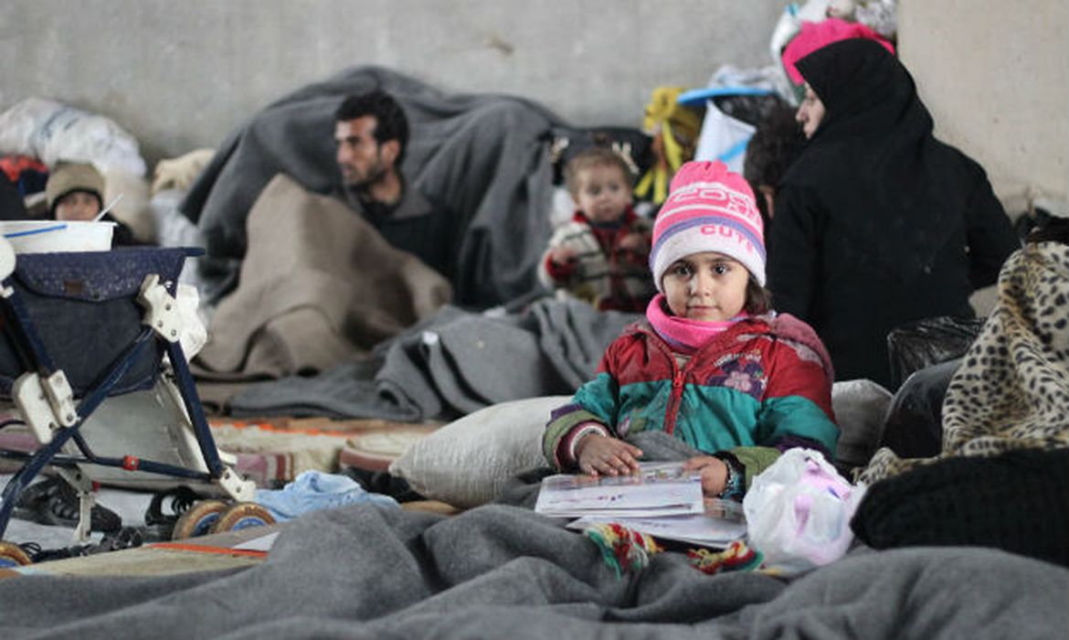 A falta de fundos para a Acnur está colocando em risco milhares famílias sírias refugiadas