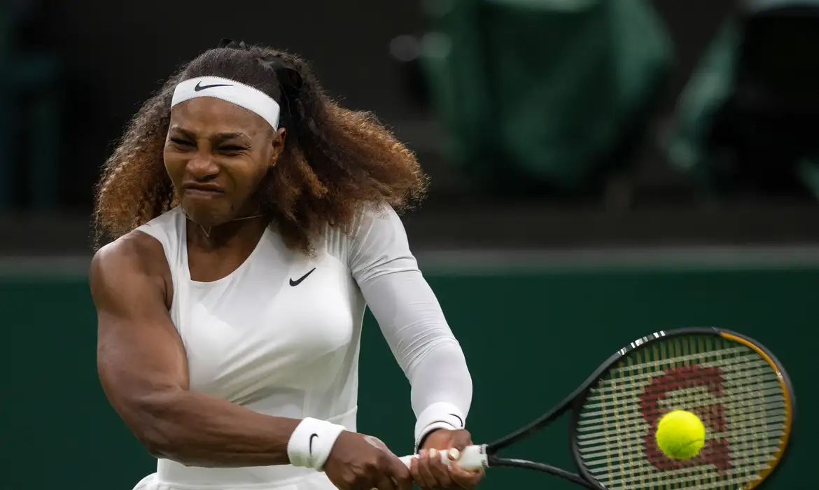 Tenista Serena Williams em Wimbledon