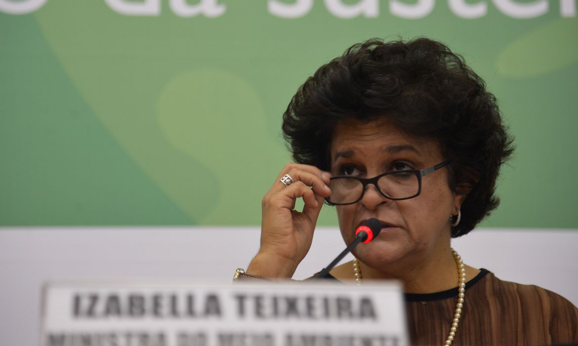 Brasília - A ministra do Meio Ambiente, Izabella Teixeira, preside a 120ª reunião ordinária do Conselho Nacional do Meio Ambiente (Conama), no Ibama (Marcello Casal Jr/Agência Brasil)