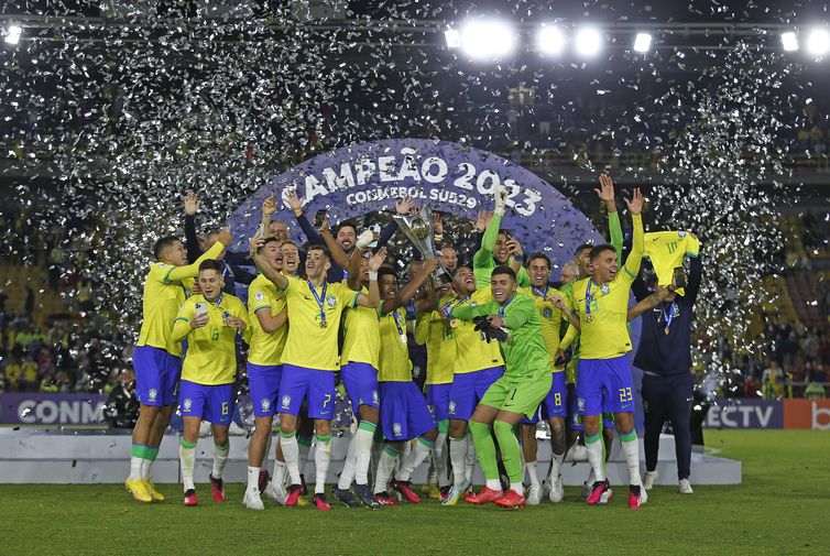 seleção brasileira Sub-20 conquista título do Sul-Americano de 2023, em 12/02.