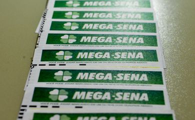 Bilhetes de aposta da mega-sena