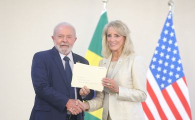 Apresentação de credências da embaixadora dos Estados Unidos da América no Brasil, Elizabeth Bagley