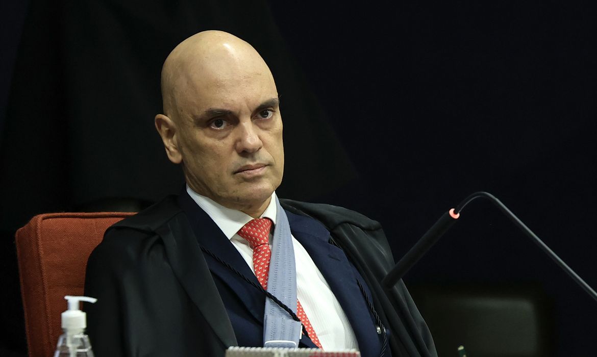Brasília (DF), 20/05/2025 - Ministro Alexandre de Moraes participa da Primeira Turma do STF que julga denúncia sobre o núcleo 3 da PET 12.100. Foto: Rosinei Coutinho/STF
