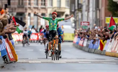 Bélgica - 31/08/2025 - Lauro Chaman leva o tricampeonato mundial de Paraciclismo na Bélgica. Foto: Miriam Jeske/CBC