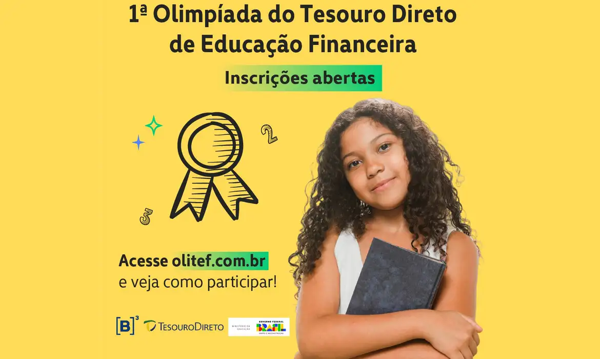 Brasília (DF), 10/05/2025 - Olimpíada de Educação Financeira atinge 4000 escolas inscritas.
Arte Tesouro Direto