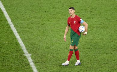 Cristiano Ronaldo durante partida Portugal x Gana