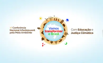 Brasília (DF), 27/06/2025 - Conferência envolve 61 mil escolas em ações por justiça climática.
Arte Ministério da Educação
