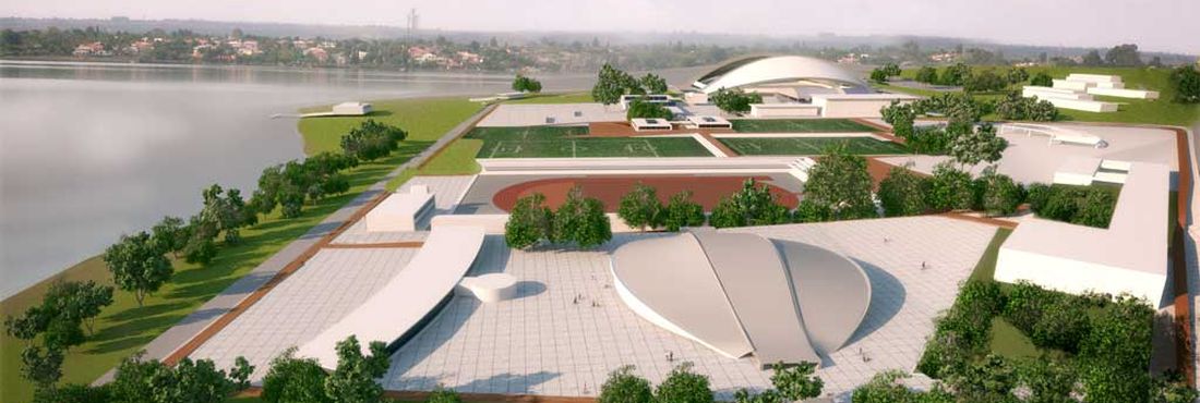 Centro Olímpico da UnB é uma das instalações que passará por reformas até 2019, para abrigar Universíade. Imagem do projeto