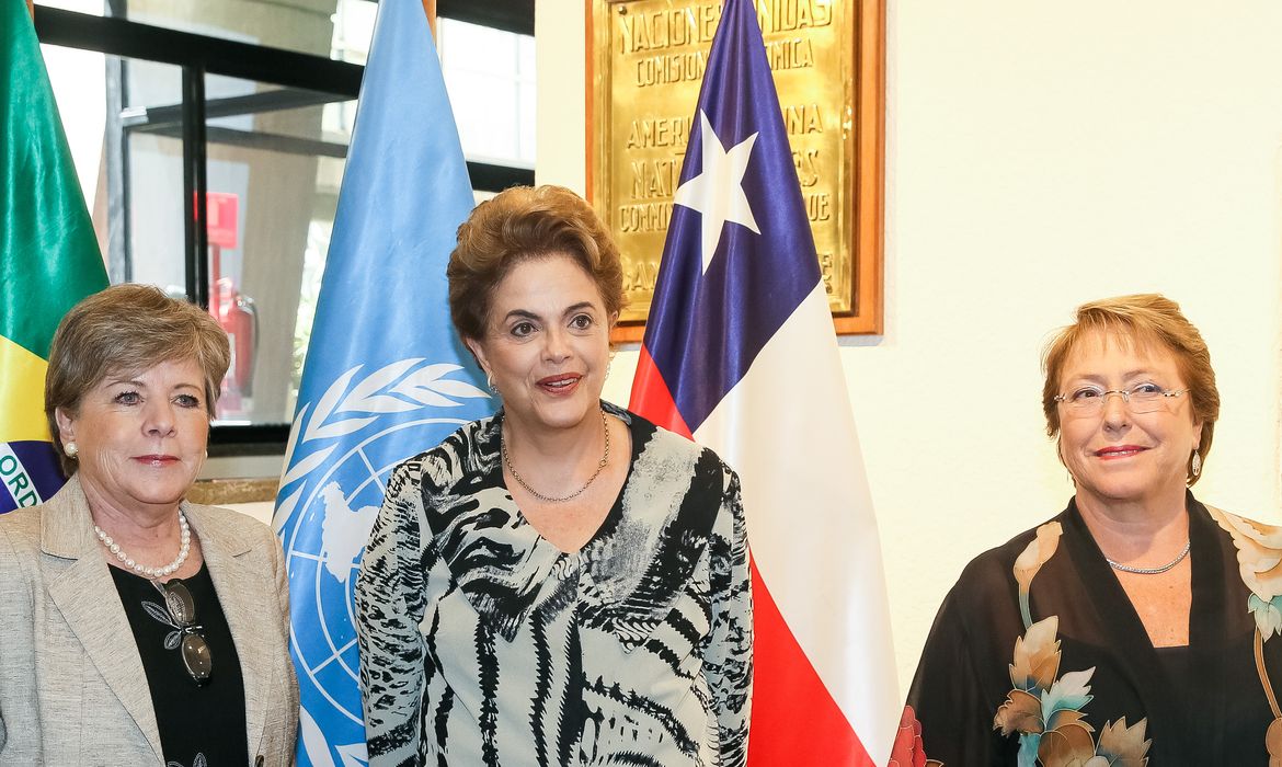 Santiago - Presidenta Dilma Rousseff durante Visita à Comissão Econômica para a América Latina e o Caribe-CEPAL (Roberto Stuckert Filho/PR)