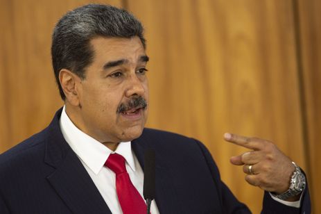 Marcelo Camargo/Agência Brasil Brasília (DF), 29/05/2023 - O presidente da Venezuela, Nicolás Maduro, durante declaração à imprensa após reunião com o presidente Luiz Inácio Lula da Silva, no Palácio do Planalto. Foto: Marcelo Camargo/Agência Brasil
