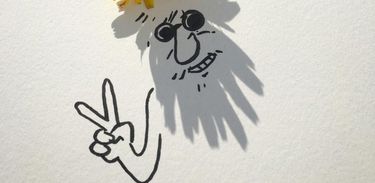 Sombras viram ilustrações - Vincent Bal 