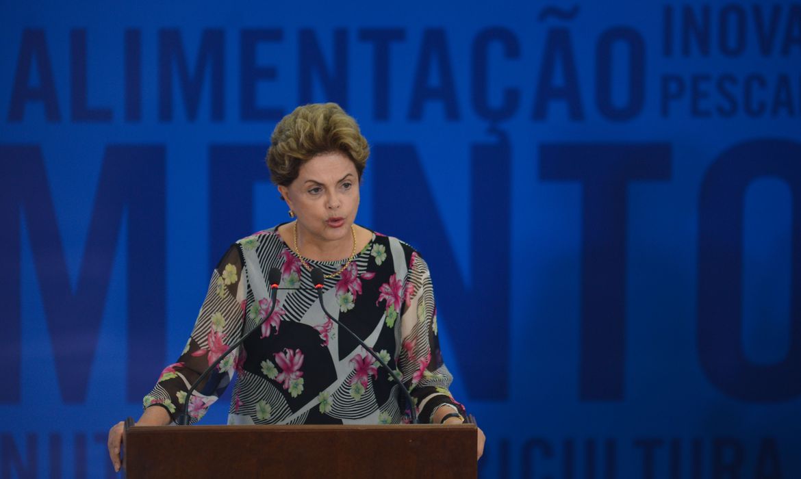 A presidenta Dilma Rousseff participa da cerimônia de entrega do 28º Prêmio Jovem Cientista, no Palácio do Planalto (José Cruz/Agência Brasil)