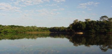 O Lago Grande, no interior do Parque Estadual do Cantão