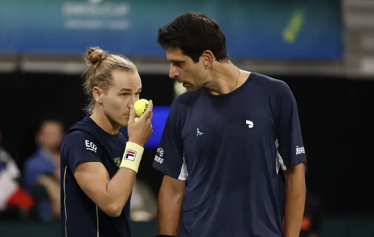 Reuters/Benoit Tessier/Direitos Reservados copa davis, tênis, Rafael Matos, Marcelo Melo