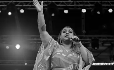 Rio de Janeiro (RJ), 12/01/2020 - A cantora Preta Gil, se apresenta na festa de abertura dos 50 dias do Carnaval Rio 2020, na praia de Copacabana. Foto: Tânia Rêgo/Agência Brasil
