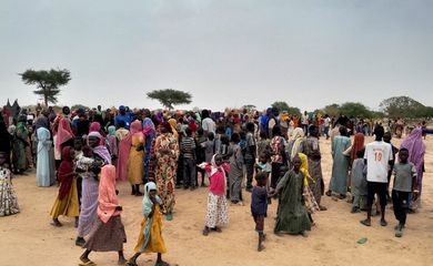 Refugiados sudaneses no Chade 26/4/2023 REUTERS/Mahamat Ramadane