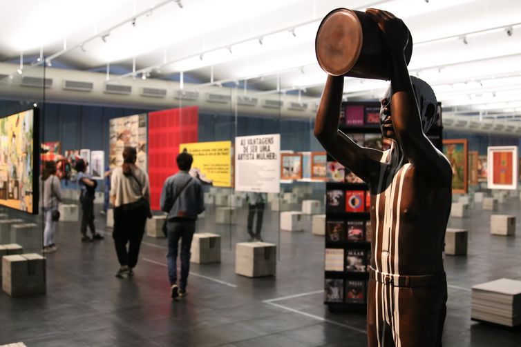 Rovena Rosa/Agência Brasil Visitação do público no acervo permanente do Museu de Arte de São Paulo - Masp
