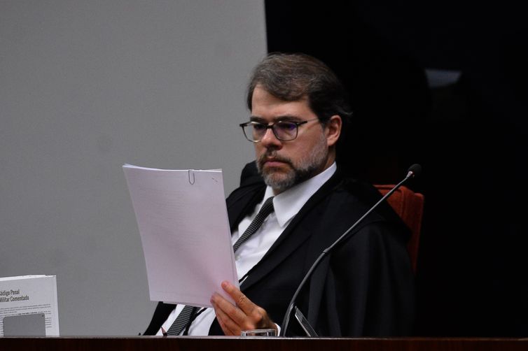 STF analisa recurso sobre ex-diretor da Petrobras que julga o recurso da PGR. Na foto: o ministro André Dias Toffoli (Valter Campanato/Agência Brasil)