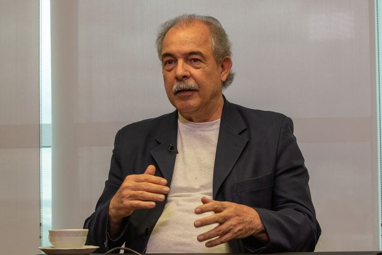 Brasília (DF), 17/03/2023 - Entrevista exclusiva com o Presidente do BNDS Aloizio Mercante.
