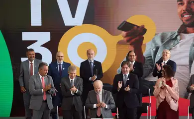 Brasília (DF), 27/08/2025 - O presidente Luiz Inácio Lula da Silva durante cerimônia de assinatura do decreto que regulamenta a TV 3.0 no no Palácio do Planalto. Foto: Lula Marques/Agência Brasil