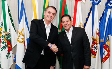 Presidente da República, Jair Bolsonaro durante a Transmissão de cargo para o Vice-Presidente da República, Hamilton Mourão.                                   
Foto: Alan Santos/PR