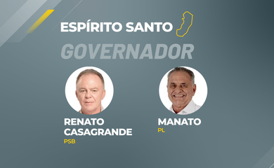 Candidatos a governador que disputam o segundo turno no Espírito Santo.
