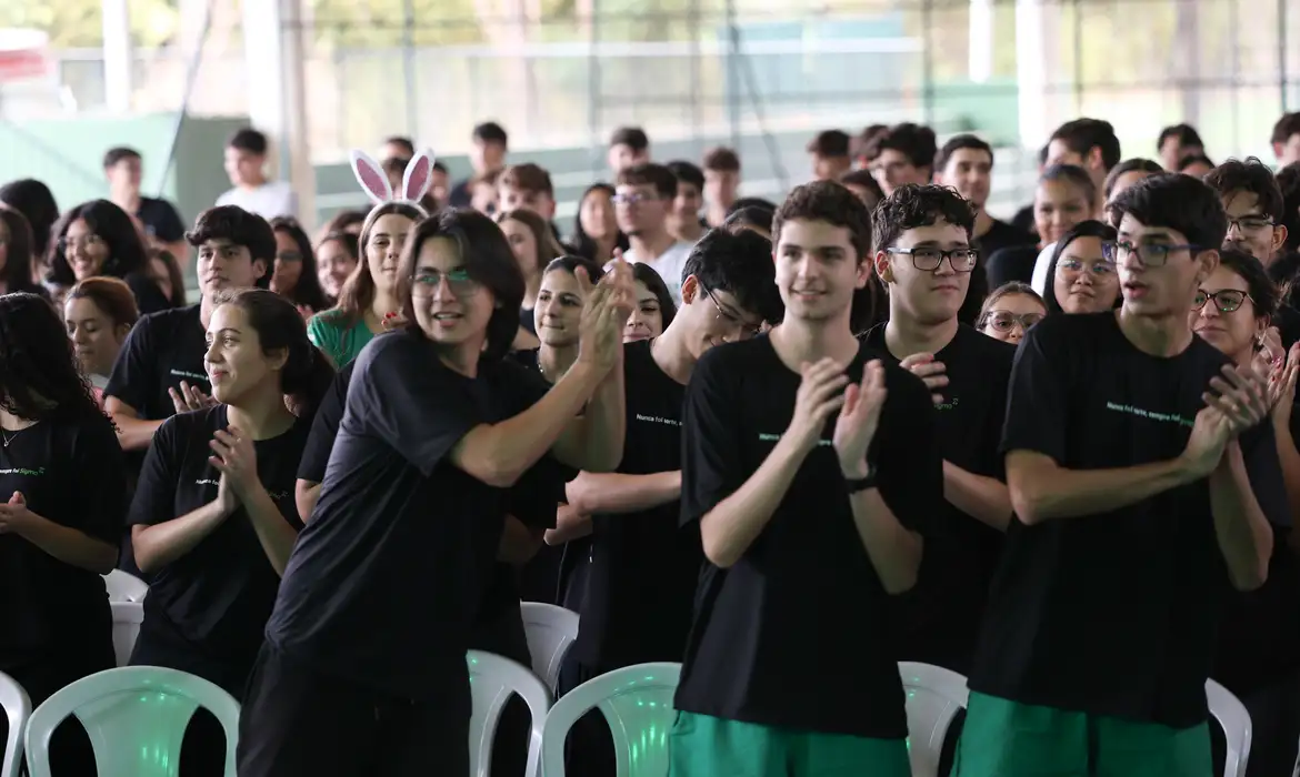 José Cruz/Agência Brasil Brasília (DF) 01/11/2024 Aulão preparativo para o ENEM no Colégio SIGMA. Foto José Cruz/Agência Brasil