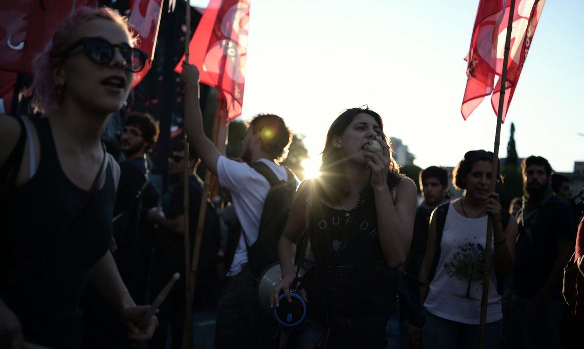 Manifestação em Buenos Aires