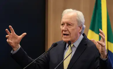 Brasília (DF), 22/10/2025 - O ministro da Justiça e Segurança Pública, Ricardo Lewandowski, durante cerimônia para o anúncio do Programa Município Mais Seguro. Foto: Marcelo Camargo/Agência Brasil