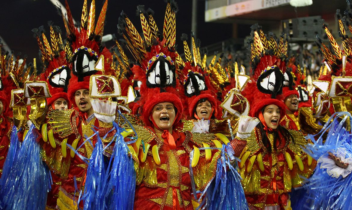 São Paulo - Desfile da Escola de Samba Tom Maior durante o primeiro dia do carnaval paulista (Divulgação/LigaSP)