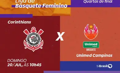 Brasília DF - 18/07/2025 Liga de Basquete Feminino: TV Brasil transmite segundo jogo entre Corinthians e Unimed Campinas. Foto TV Brasil. 