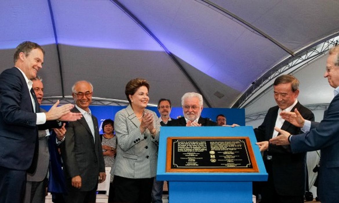 Presidenta Dilma Rousseff durante cerimônia de inauguração da HT Micron. Foto: Roberto Stuckert Filho/PR