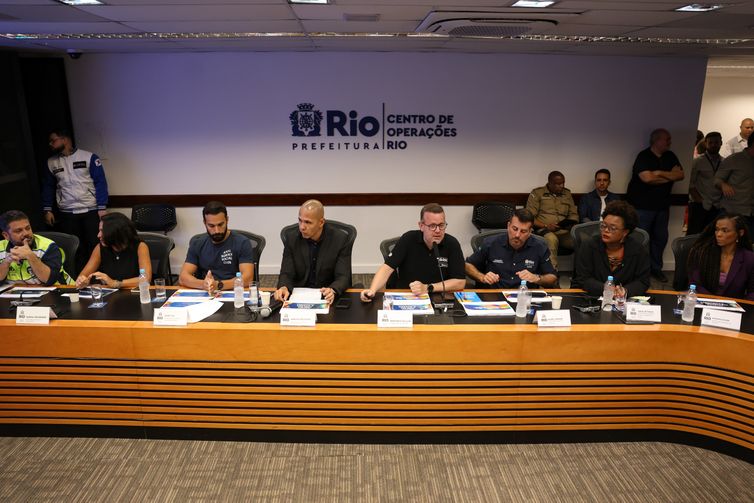 Rio de Janeiro (RJ), 05/02/2026 – Apresentação do Plano Operacional do Carnaval Rio 2026, no Centro de Operações e Resiliência, no Centro do Rio de Janeiro. Foto: Tomaz Silva/Agência Brasil