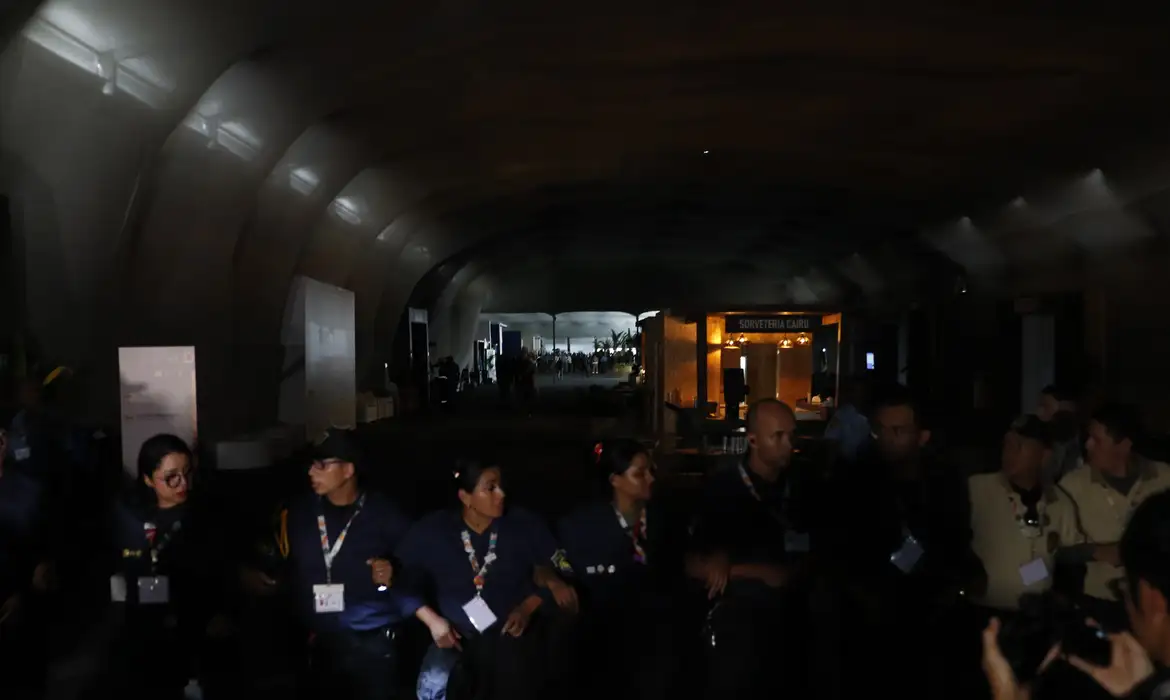 BELÉM - 20/11/2025 -Incêndio em pavilhão da COP30. Foto: Bruno Peres/Agência Brasil.