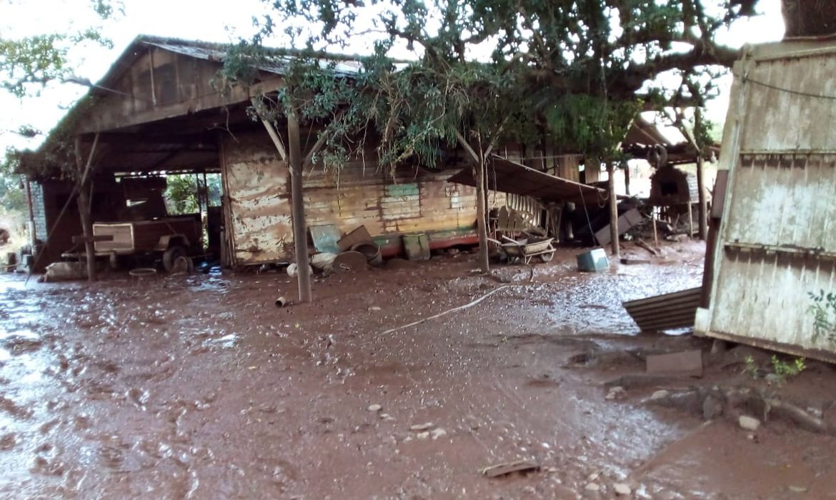 Chuvas no RS: impactos na vida de quilombolas e pequenos agricultores. - General Câmara. Propriedade rural destruída pelas chuvas. Foto: Comunicação MPA