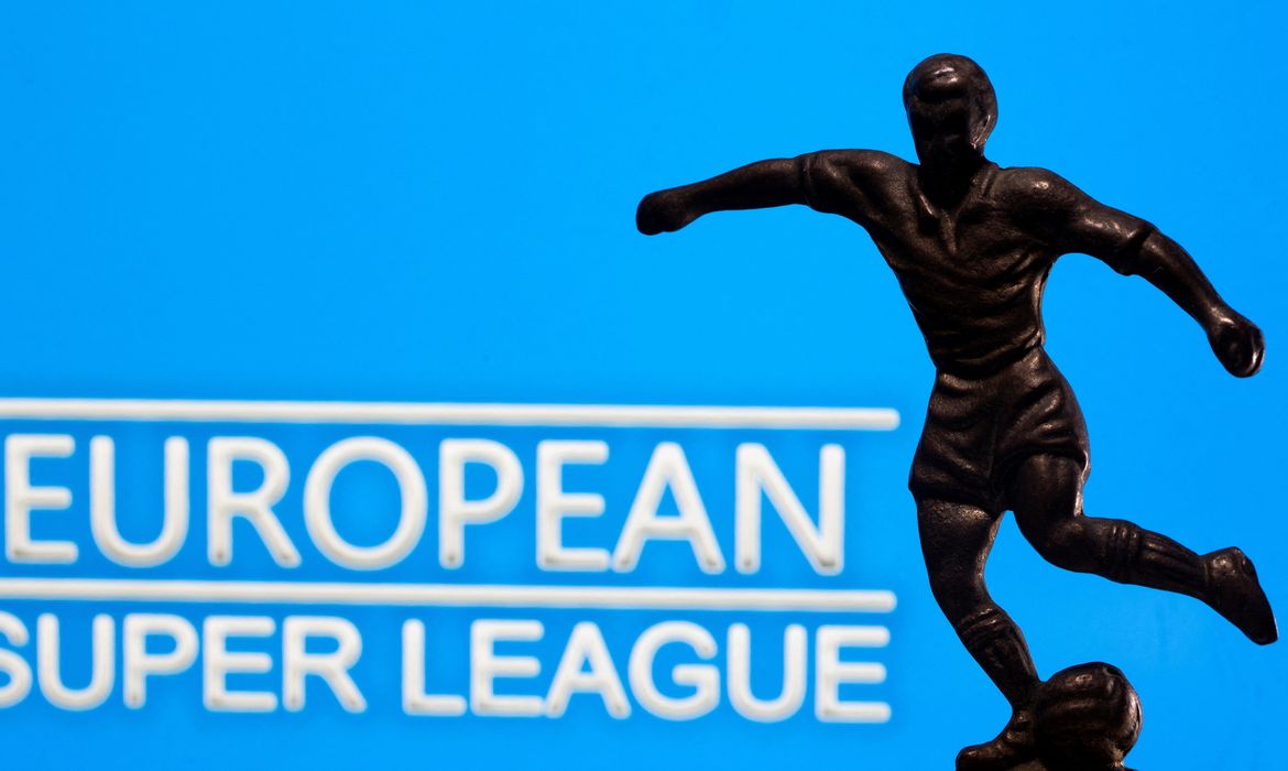 Foto de ilustração sobre a Superliga europeia de futebol
20/04/2021 REUTERS/Dado Ruvic