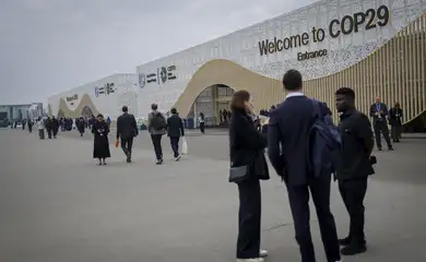 Chegada de delegações e participantes na COP29 em Baku, Azerbaijão, Novembro 11, 2024. Credito: ApexBrasil / Divulgação
