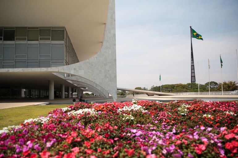 Fachada lateral do Palácio do Planalto
