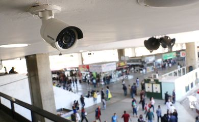 Câmeras de monitoramento aumentam a segurança na Rodoviária