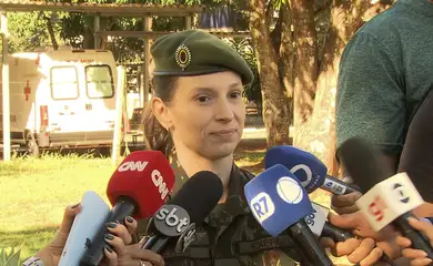 Brasília (DF) 02/04/2025 - A capitão do Exército Brasileiro Etiene Busnello, ingressou no serviço militar como médica voluntária, em 2012. Um ano depois, após prestar concurso público, ela passou a integrar as forças armadas como militar de carreira.
Frame TV Brasil